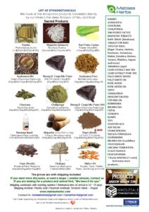 LIST OF SACRED PRODUCTS pdf