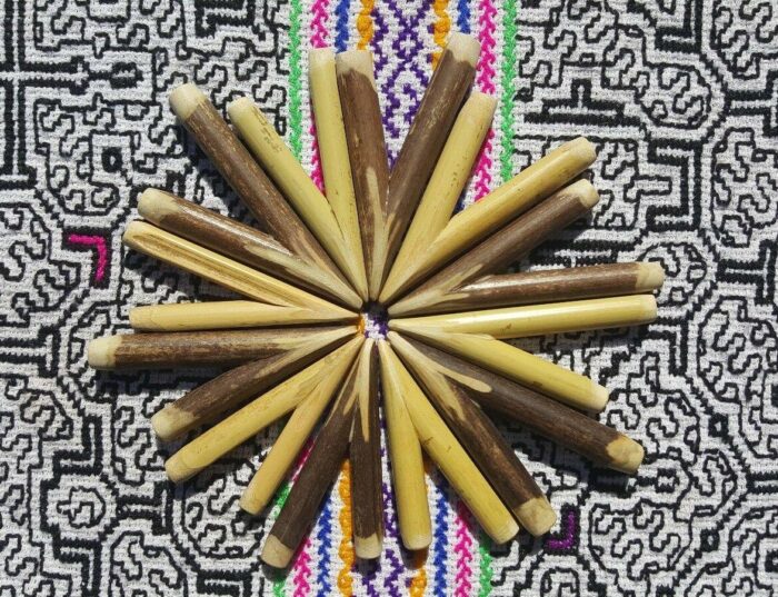 Kuripe Bamboo Handmade Rapé Applicator Indian Art